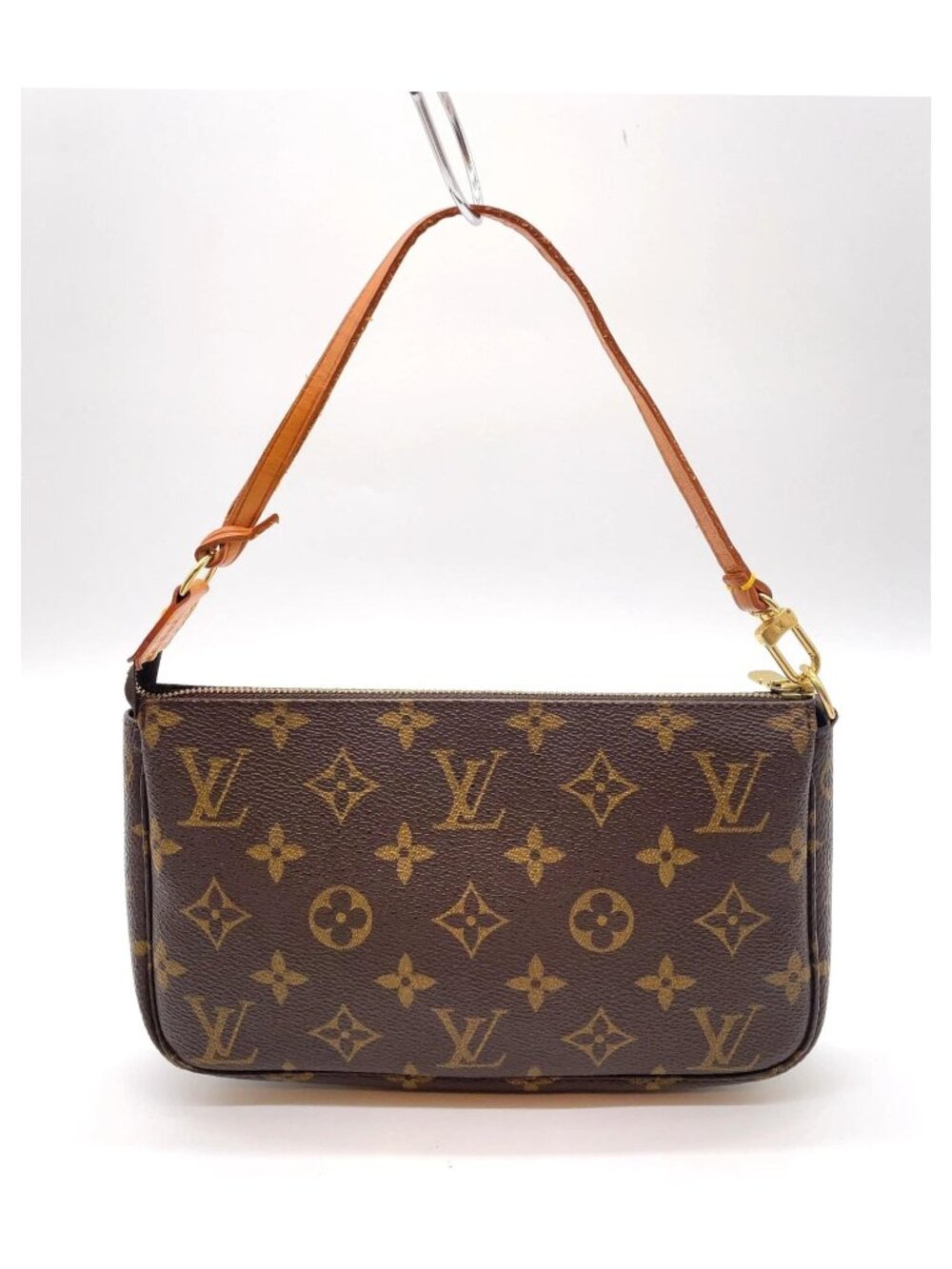 Authentic Louis Vuitton Monogram Pochette Accessoires & Cles Coin case Set 2 - Picture 4 of 16
